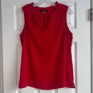 Red Sleeveless Top